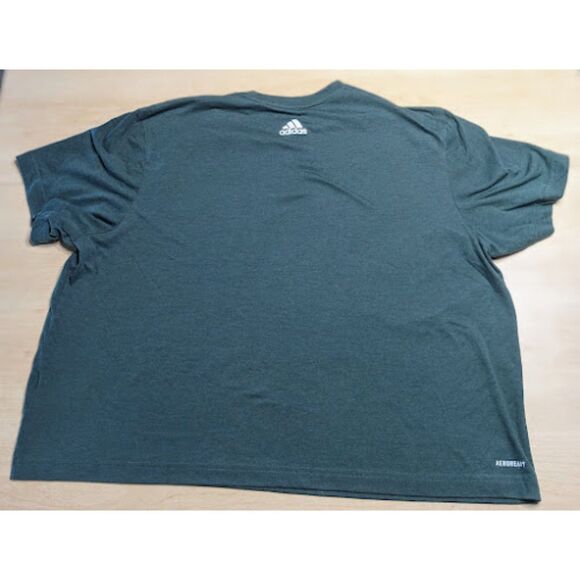 adidas Black & Green Ladies' Logo Crop Tee Shirts - Set of 2 - Size XXL 2XL - Picture 6 of 9